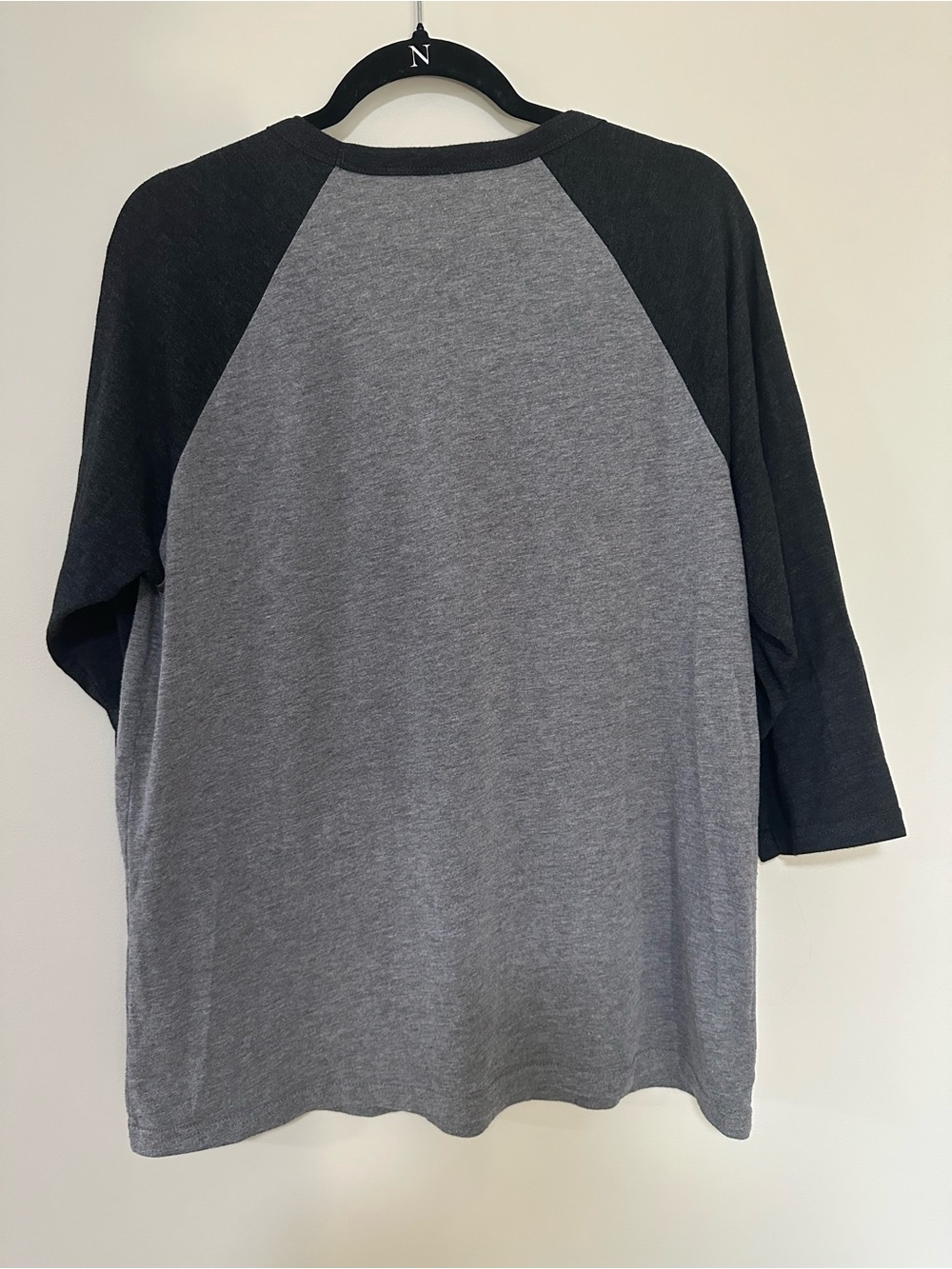 Women’s Two-Tone Raglan Bluegrass State Baseball Tee - Gray/Black - Picture 4 of 4